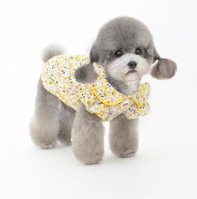 China New Sustainable Custom Small Pet Clothes Fashion Dog Dress Refreshing Breathable Pet Clothing Dog Clothes Pet Dress for sale