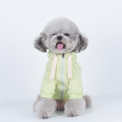 China Viable Wholesale Basic Dog Hoodies Color Selection Factory Simple Pet Sweater With Hood White Cotton Puppy Hoodie Dog Hoodie Volume for sale