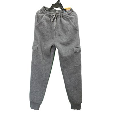 China Casual and Street Wear Breathable Sports Tracksuit with Cargo Pocket Fleece High Quality Jogger and Sweatpants for Kids for sale