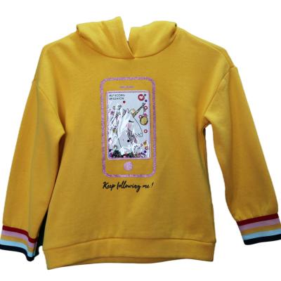 China Anti-Shrink Children's Crewneck Loose Tops Fashion Pullover Sweatshirt Autumn Casual Clothing for sale