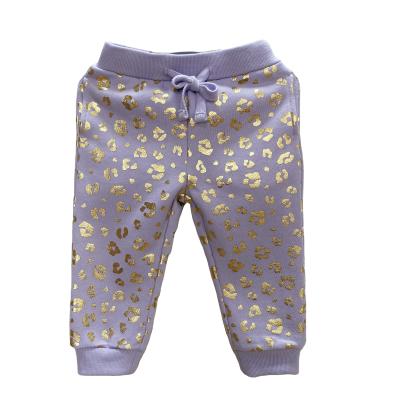 China Autumn breathable baby sport cotton polyester boutique outfit girls pants viable track pants girls trousers for sale