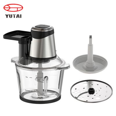 China Household kitchen electric mixer grinder slicing shredding  garlic vegetable meat electr food chopper for sale