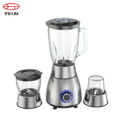 China Mashing professional kitchen 5 speeds Stainless steel comercial used blender juicer mixer grinder vegetable chopper blender for sale