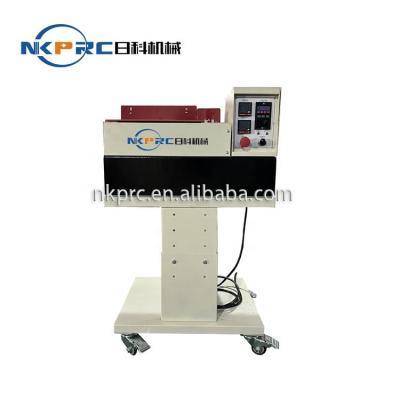 China EVA shoe sole NKPRC RK-120 Temperature Controlled Hot Melt Glue Passing Machine for sale