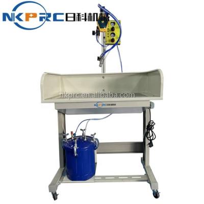 China Shoe Upper NKPRC RK-662A White-glue Spraying Machine With Work Table for sale