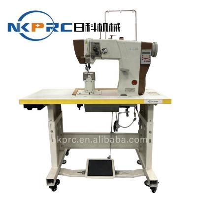 China Large Hook NKPRC RK-592 Automatic Thread Trimming Double Needles Sewing Machine for sale