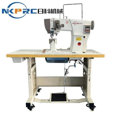 China Automatic Lubrication NKPRC RK-802 High-speed Computerized Double Needle Sewing Machine for sale