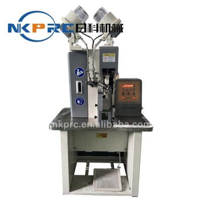 China Shoe Making Industry NKPRC RK-910 Automatic Single And Double Sided Shoes Upper Punching And Pressing Machine Shoemaking Machine for sale