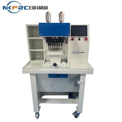 China Shoe Making Industry NKPRC RK-909 PLC Multiple Holes Shoe Upper Hole Punching Machine for sale