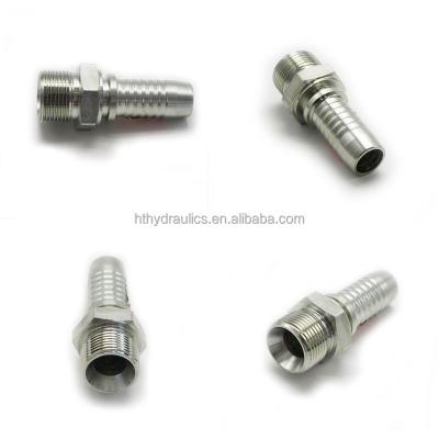 China High Pressure Bsp Hydraulic Gas Male 60 Degree Cone Seat Hose Fitting 12611 With OEM Services for sale