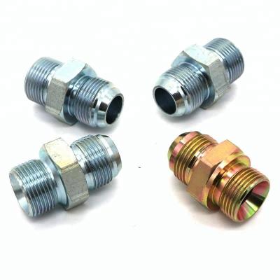 China Industrial NPT Male To Male Straight BSP Adapter Hydraulic Nipples Common for sale