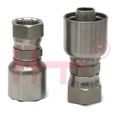 China One Piece Industry Excavator Fitting Jic Fitting JIC 74 Series 43 Degree Cone Female Joint 1 Piece Fitting for sale