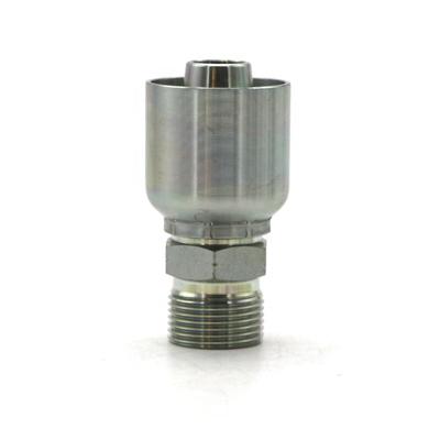 China High Quality 15611 Carbon Steel NPT Threaded Hydraulic Male One Piece Fitting for sale