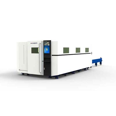 China Water Cooled CNC Fiber Laser Metal Cutting Machine Exchanged Table With Embedded Type for sale