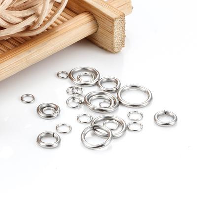 China Wholesale Stainless Steel DIY Jewelry Accessories Open Single Ring Open Ring Jump Ring For Jewelry Making Link Buckle DQ0223 for sale