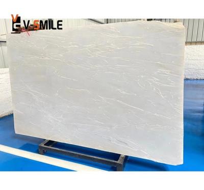 China Outdoor Technical Cut Kari Ice Jade Marble Flooring Renovation Style Finished Product Stone Tile Modern Home Slab Sale for sale