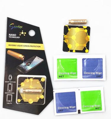 China Crystal Clear Cell Phone Screen Protector Film Anti Scratch Nano Liquid Anti Scratch Crystal Bateria Screen Protector for sale