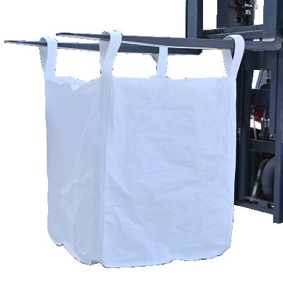 China Breathable Custom Material 500 Kg 1000Kg 1.5T PP Large PP Fibc Cement Gravel Ton Bag With Top And Bottoms Well for sale