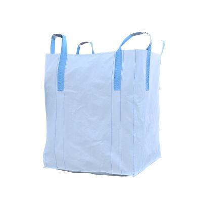 China Large Cross Corner Fertilizer Jumbo Breathable Super 4 Loop PP Bags Bag for sale