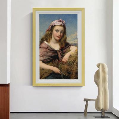 China Wooden Picture Frame Wood Smart Customization 65 Inch Picture Frame Digital Picture Frame LCD Display Screen Picture Display Frame Wood for sale