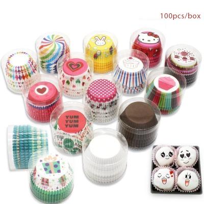 China Recycled Materials Disposable Baking Tools Round Cake Cupcake Liner Paper Cup Paper Case for sale