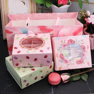 China Recycled Materials Custom Design Luxury Black Paper Cardboard Rectangular Cookies Cookies Packing Boxes Cake Box With Card Insert for sale