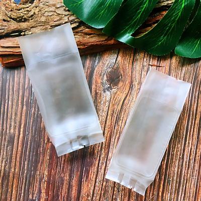 China Disposable Frosted Clear Plastic Bag Heat Sealed Cookies And Pastry Food Packaging Bag for sale