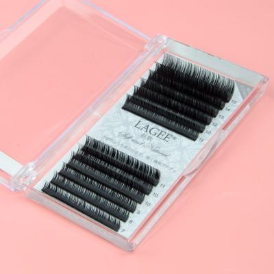 China LAGEE Natural Volume Individual Eyelash Extension Classic Super Soft Russian Lashes J Since C cc D Cilios Premium Lashes for sale