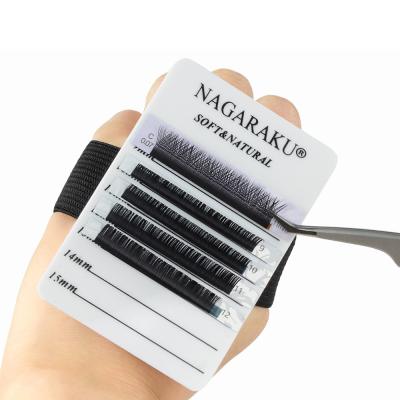 China Acrylic Display Card Extension Lash Holder Private Label Eyelash Extension Tile Holder Bracelet 8-15mm Acrylic Mix for sale