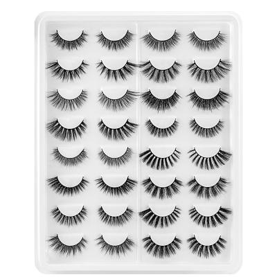 China Full Volume NAGARAKU 3D Mink Lashes Full Strip Lashes Wholesale Customized Boxes 25mm False Mink Lashes 5D Fluffy Private Box for sale