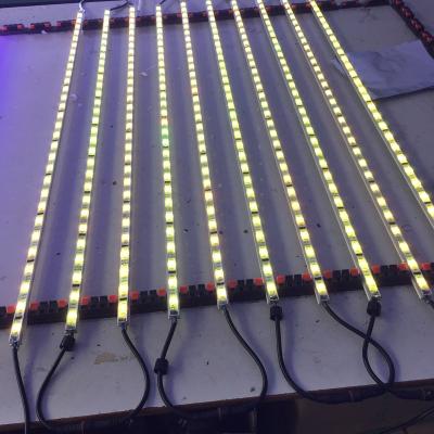 China Theme park rigid dmx matrix rgb led strip light IC SMD 5050 programmable bar for sale