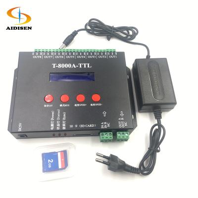 China LED lights led controller 1903 t8000 led rgb pixel controller with led control board for sale