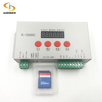 China LED Lights Amusement Park Led Lamp Controller Programmable SD Card Led RGB Controller for sale