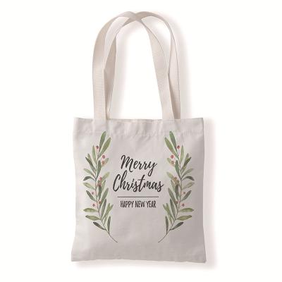 China Custom Reusable High Quality Reusable Logo Printed Shopping Canvas Cotton Bag Printed Shopping Bag for sale