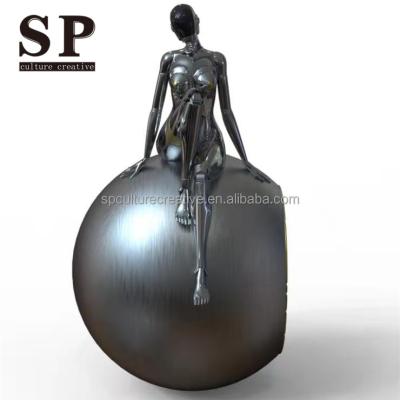 China Modern Abstract Sculpture Decor Sculptures 2021 Fashionable Unique Fasion Design Particulars for sale