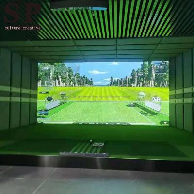 China Premium Quality Indoor Sports Entertainment Virtual Golf Simulator Sports Entertainment Hot Selling for sale