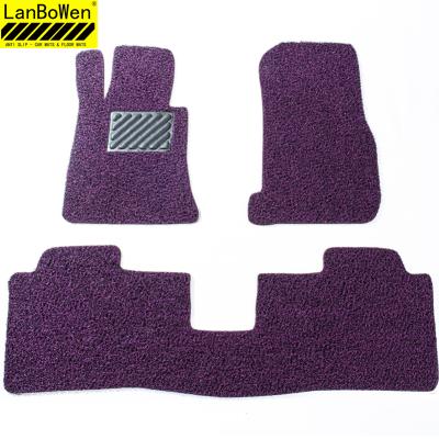 China Factory Price Easy Clean Dark Purple PVC Coil Waterproof Car Carpet Mat In Roll For Japanese for sale