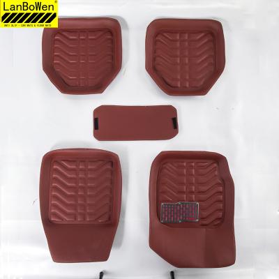 China Waterproof /dustproof /anti-slip Right Hand Customized 5d PVC Car Floor Mats Leather Waterproof Mats for sale