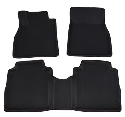 China Waterproof Anti-skidding/fireproofing/dustproofing 3 pcs 3D kagu PVC Car Floor Mat for sale