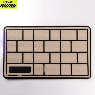 China Easy Installation Plastic Non-Slip Car Mat Heel Pad for sale