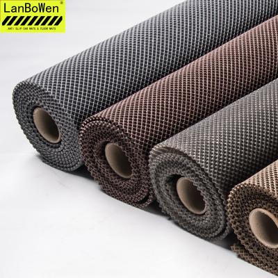 China OEM ODM Sale Non Slip Custom Tailor Colored Anti-Slip PVC Plastic Hot Outdoor Floor Mat for sale