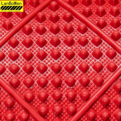 China Manufacture Hot Selling Anti-slip In Korean Anti-slip Waterproof Plastic Mesh Floor Mat In Roll for sale