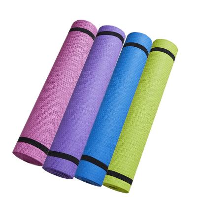 China 3mm 4mm 5mm Fitness Exercise Slip 6mm Home Custom Wholesale Waterproof EVA Yoga Mat Eco-Friendly Non for sale