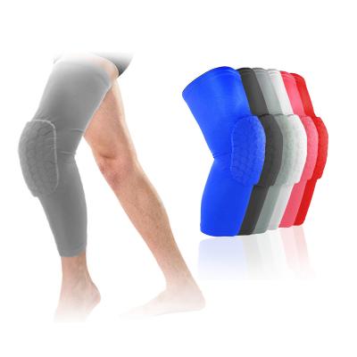 China Manufacturer Elastic Compressed Basketball Adjustable Breathable Ruffle Heating Elasticity Knee Sport Protective Pads for sale