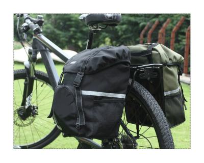 China High Quality Waterproof Travel Storage Water Proof Bicycle Saddle Tail Bike Pannier Carry Bag for sale