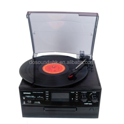 China Turntable Player TR-19PCD: Vinyl Record Turntable Player Recordable 5-In-1 Music Center for sale