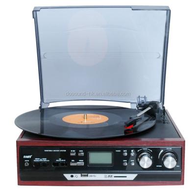 China Portable Turntable Player Vintage Design Vinyl Phonograph Record Player for sale