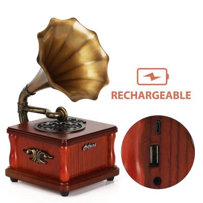 China USB and AUX player. EN Mini Gramophone Player With USB and aux. In With Drums Vinyl Turntable Record Player Phonographs Player Rece Audio Phonograph for sale