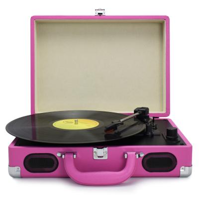 China Turntable player factory price portable built-in stereo modern visual phonograph for sale for sale