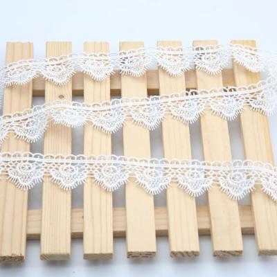 China New Design Sustainable Best Seller Supplier Bridal Apparel Accessories Embroidered Polyester Lace Trim for sale